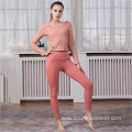 Fitness Yoga Sets Long Sleeve Fitness Women Sportswear